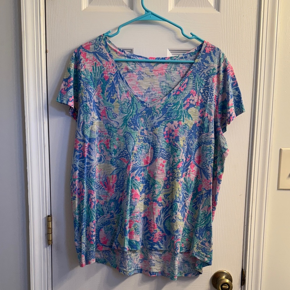 Lilly Pulitzer Mermaid tee